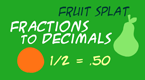 convert fractions to decimals game