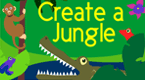 create an animal jungle -  pre-k