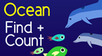 animal ocean - find and count