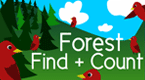 find and count animals in the forest