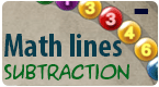 math lines - subtraction