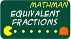 mathman - equivalent fractions - math game