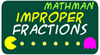 mathman - improper fractions game