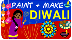 learn about diwali  - paint and make