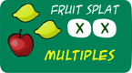 multiples, fruit splat math game