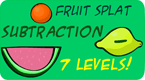 subtraction fruit splat game